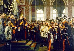 Kaiser coronation in Versailles, 1871