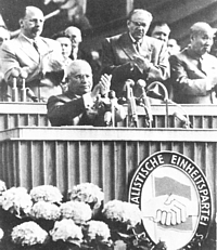 Khrushchev, Ulbricht & Grotewohl in Berlin, 1958