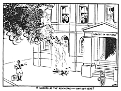 Oct. 1933 league of Nations cartoon by Low