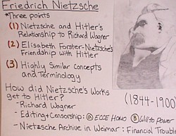 Michael's Poster about Nietzsche & Hitler