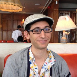 Travis Seifman in hotel lobby
