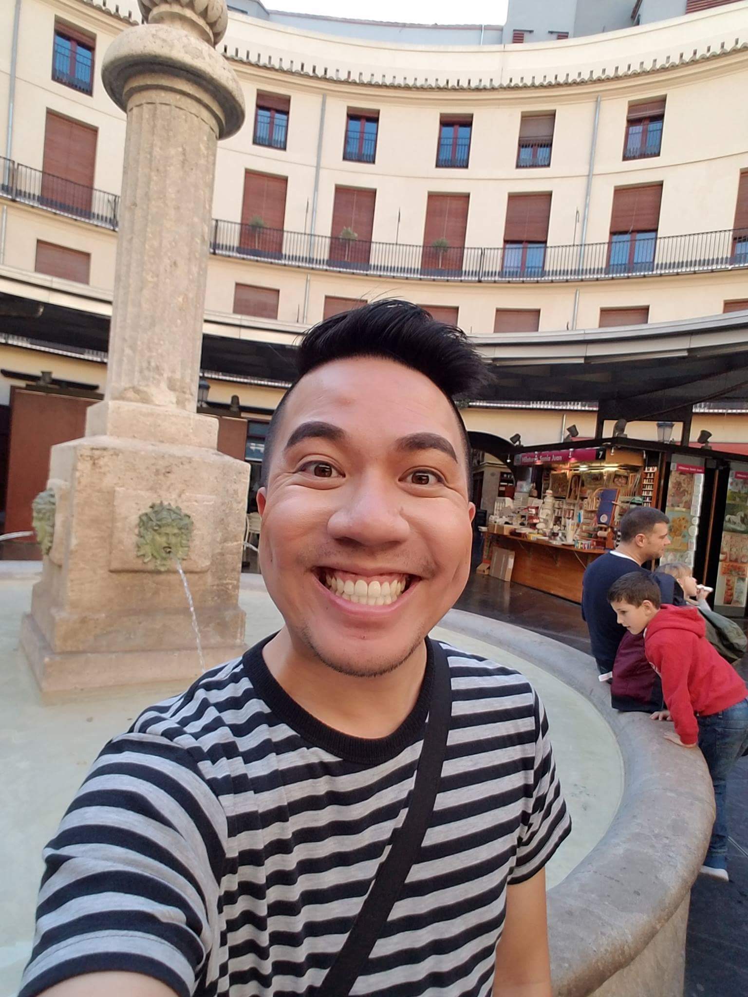 Alan Vu, during his first trip to Spain