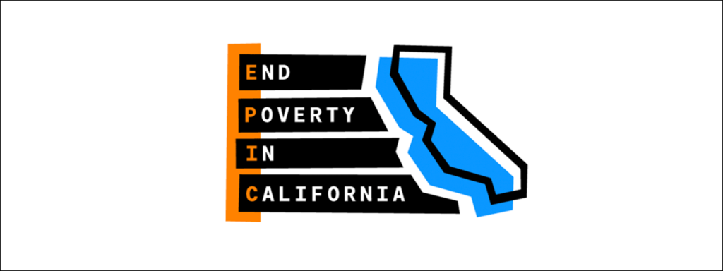 Banner for End Poverty in California