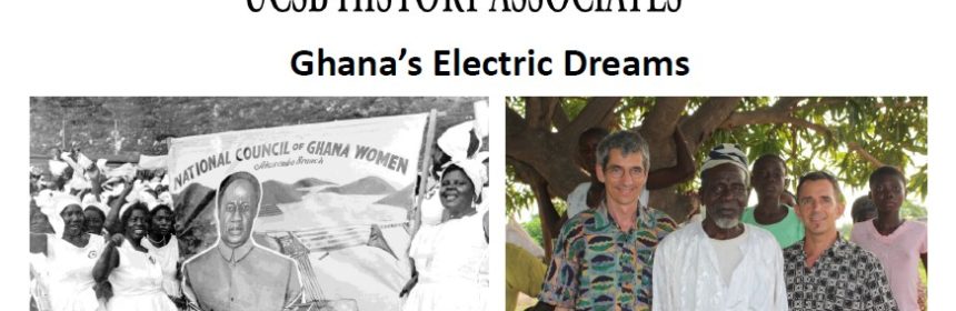 flyer for History Associates to Feature "Electric" Presentation by Prof. Stephan Miescher