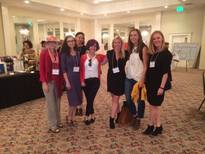 Eileen Boris, Nicole De Silva, Sarah Case, Mariel Aquino, Laura Moore, Caitlin Rathe, and Sasha Coles at WAWH 2017
