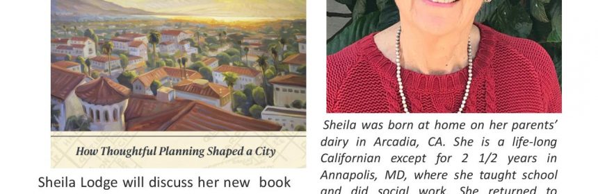 Flyer for Zoom Talk "Santa Barbara: An Uncommonplace American Town" on 11/15/20 at 4PM