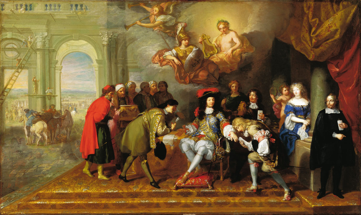 Louis XIV accordant des audiences", attributed to François Verdier, 1672-1673