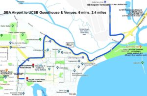 Map SB Airport to UCSB