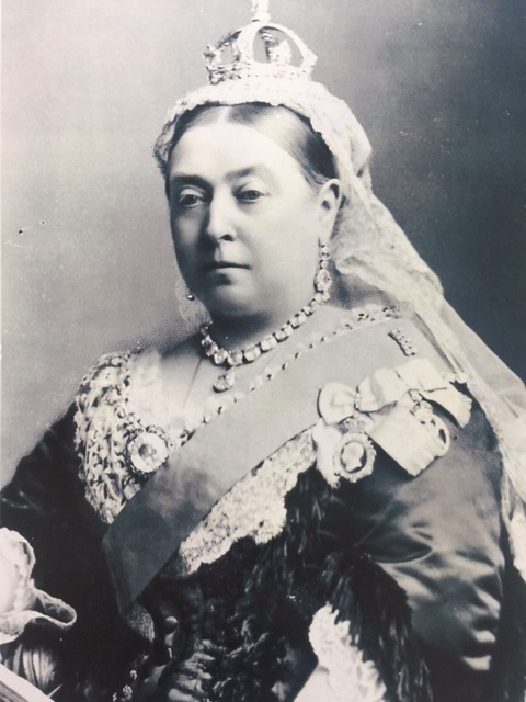 Queen Victoria black and white