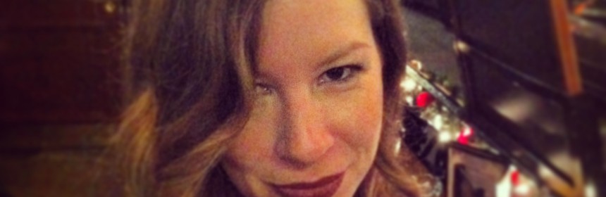 Holly Roose at a bar
