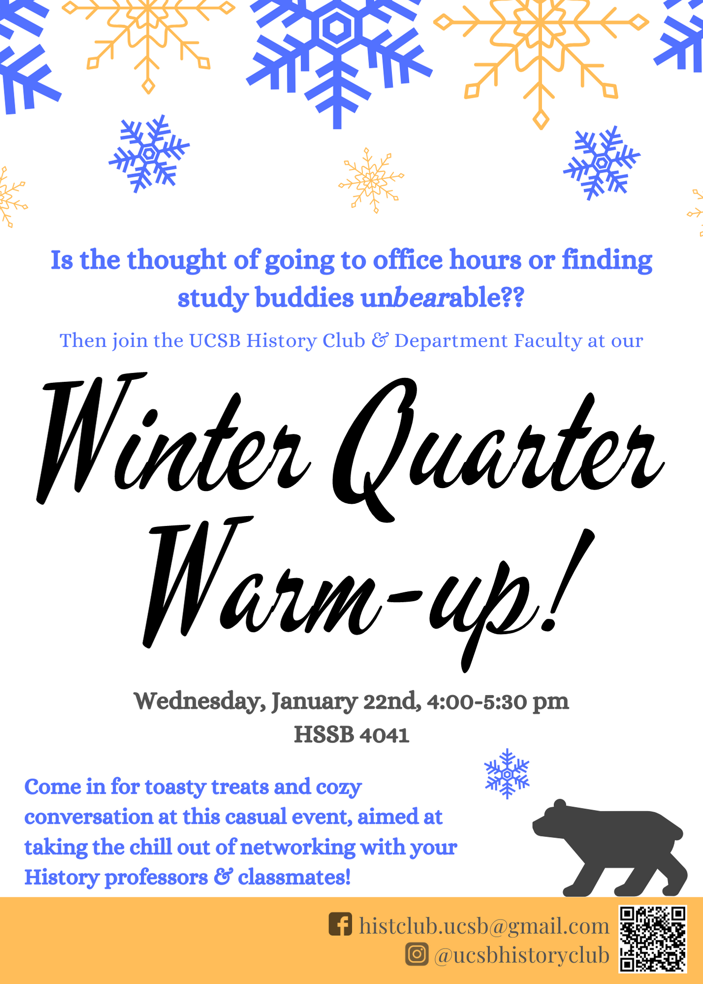 flyer for Winter Warm-Up 2020