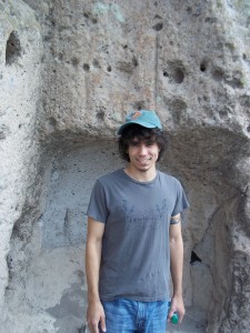 Paul Barba in front of rock face